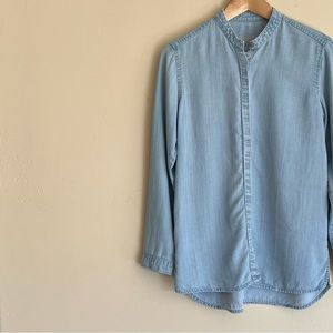Gap Collarless Shirt